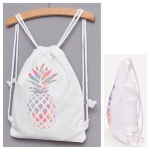 Bags - Pineapple Drawstring Backpack Bags - Pineapple Drawstring Backpack